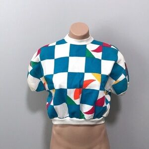 Pepsi 1986 80s Deadstock Retro Crop Sweater Shirt